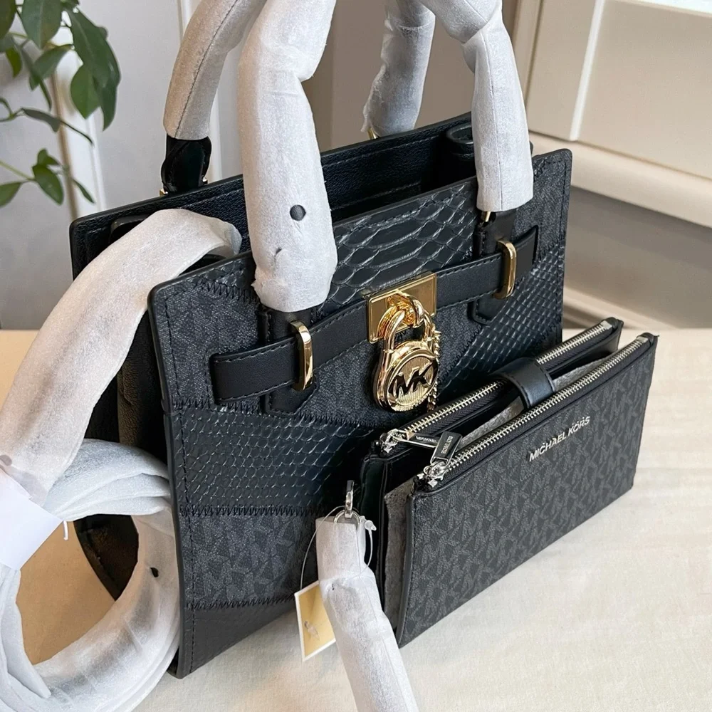 🔥NeW! Michael Kors Small Hamilton And Wallet